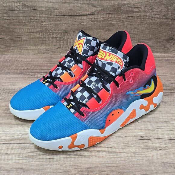 Nike PG 6 NRG x Hot Wheels Men\'s Size 14 Blue Orange Red Sneakers (DH8446-400) main image 4